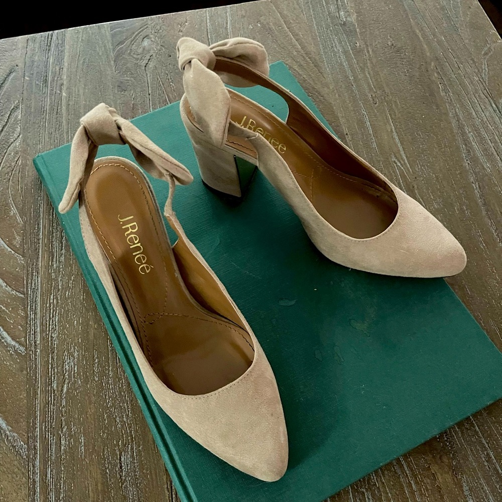 J. Rinee suede heels